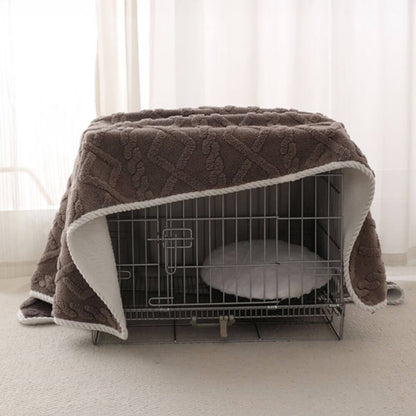 Couverture pour chien en polaire douce chaude imperméable luxueuse