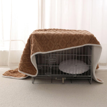 Couverture pour chien en polaire douce chaude imperméable luxueuse