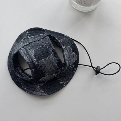 Chapeau de cowboy de protection solaire extérieure pour animaux de compagnie