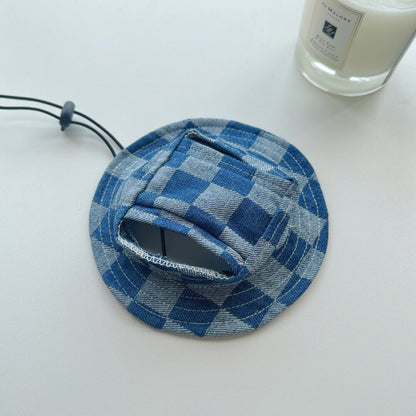 Chapeau de cowboy de protection solaire extérieure pour animaux de compagnie