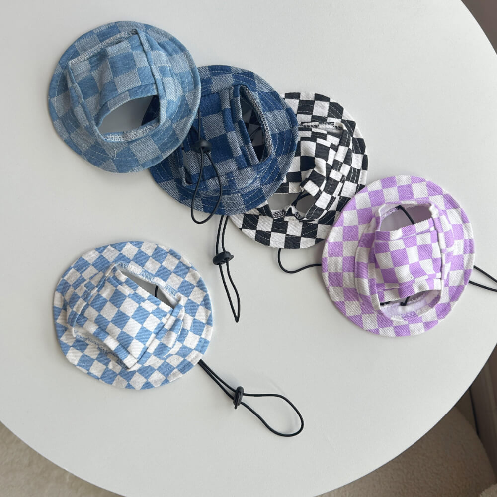 Chapeau de cowboy de protection solaire extérieure pour animaux de compagnie