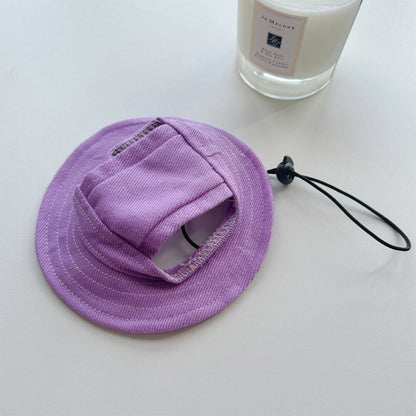 Chapeau de cowboy de protection solaire extérieure pour animaux de compagnie