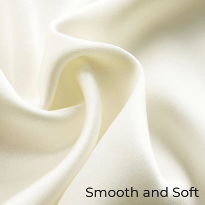 Chemises de nuit de luxe en soie pour femmes, douces et lisses