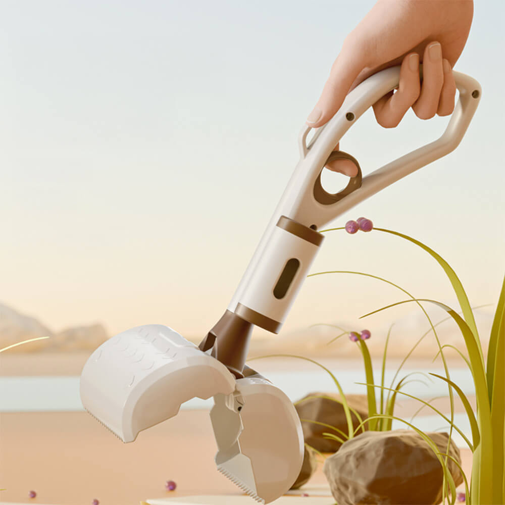 Compartiment de stockage portable durable pour ramasser les déchets des animaux