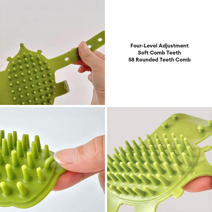 Brosse à masser et gratter pour pattes de table en caoutchouc pour animaux de compagnie