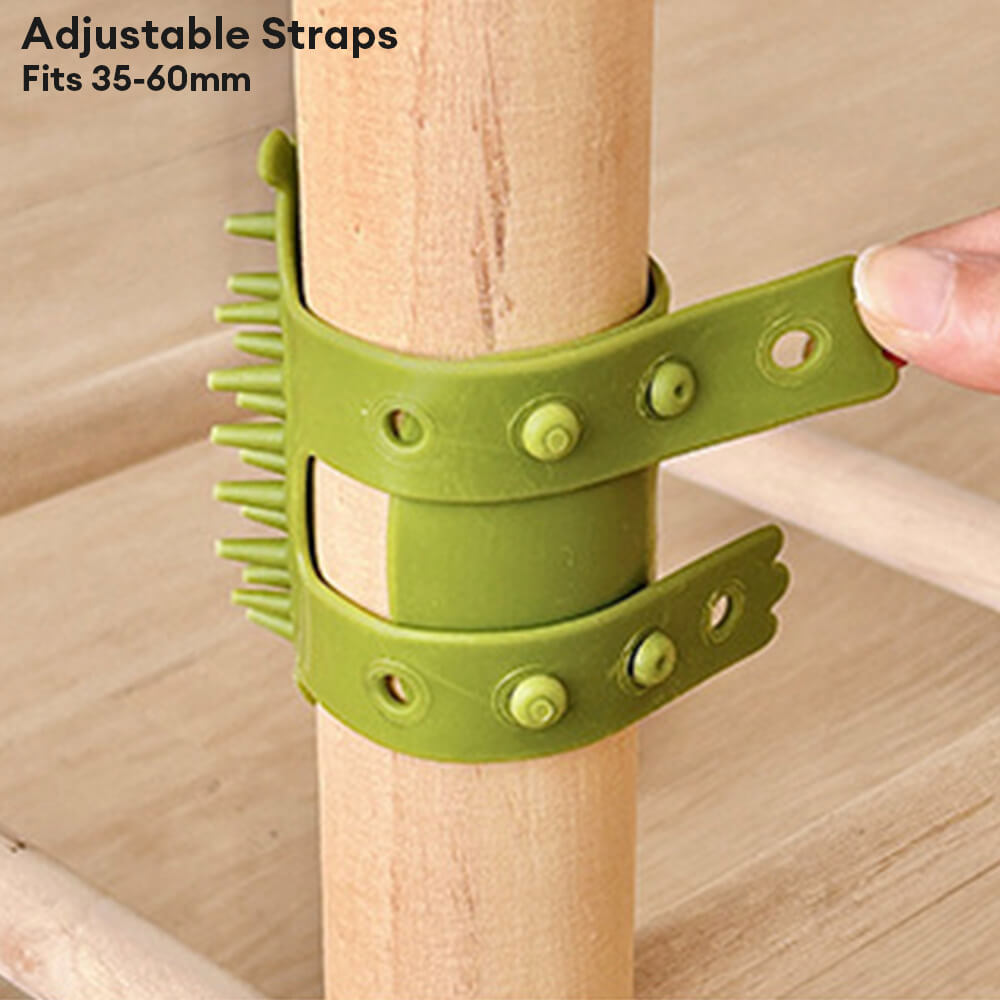 Brosse à masser et gratter pour pattes de table en caoutchouc pour animaux de compagnie