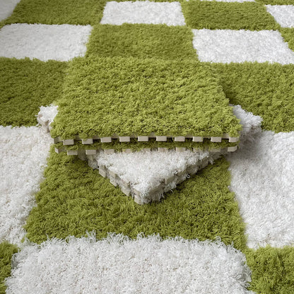 Tapis de jeu interlocking pour enfants doux et lavable de chambre