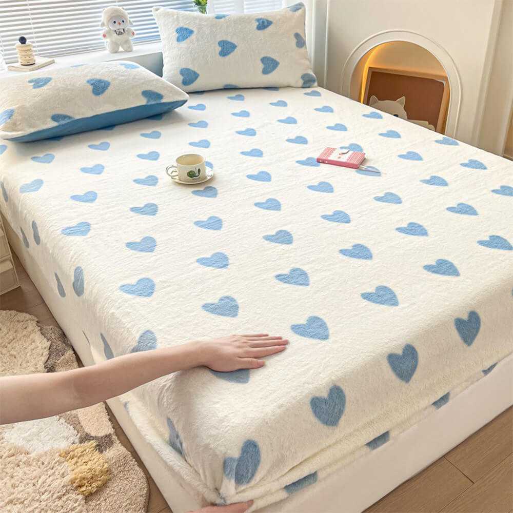 Couvre-matelas extensible et crémeux antistatique