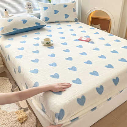 Couvre-matelas extensible et crémeux antistatique