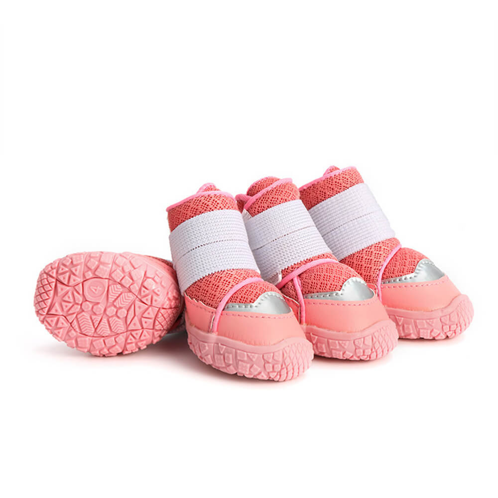 Bottes pour chiens protectrices de pattes antidérapantes en maille respirante fonctionnelles et élégantes