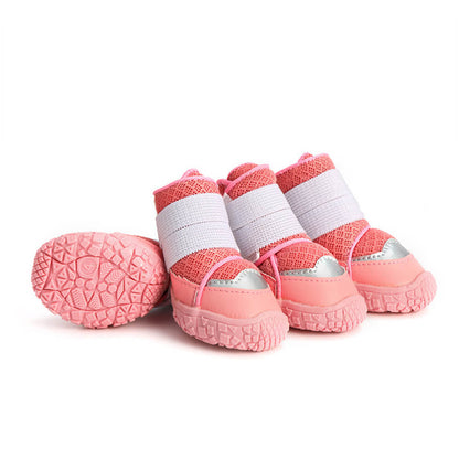 Bottes pour chiens protectrices de pattes antidérapantes en maille respirante fonctionnelles et élégantes