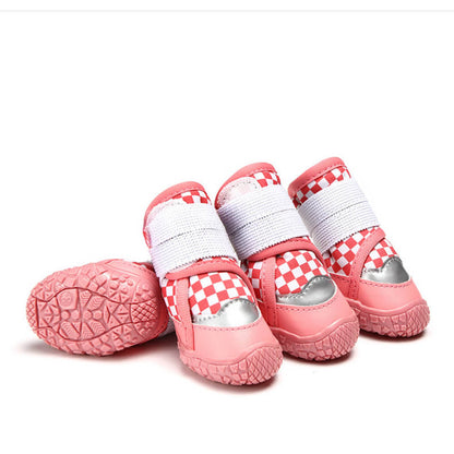 Bottes pour chiens protectrices de pattes antidérapantes en maille respirante fonctionnelles et élégantes