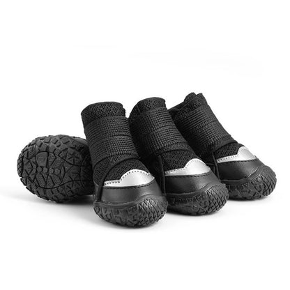 Bottes pour chiens protectrices de pattes antidérapantes en maille respirante fonctionnelles et élégantes