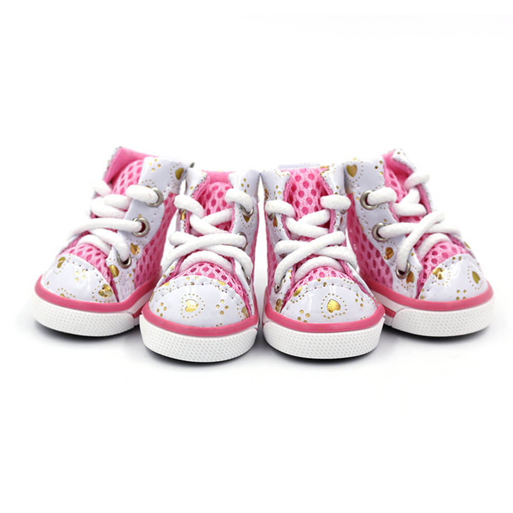 Baskets de sport pour chiens tendance en mesh respirant anti-dérapant montantes