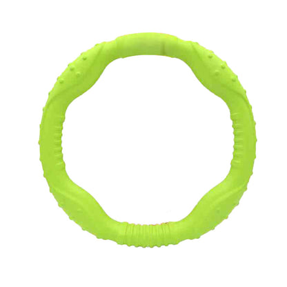 Anneau de guerre Jouet interactif pour chien durable, imperméable, léger et flexible