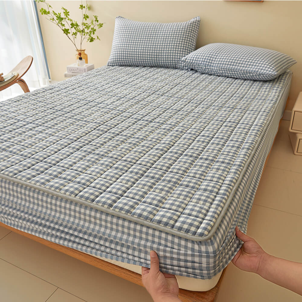 Drap-housse matelassé imperméable et anti-poussière, housse de protection de matelas