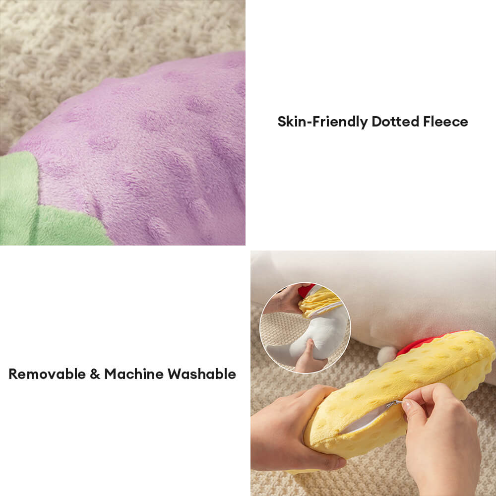 Banane Souple Coussin de Soutien pour Cou en U pour Chien et Chat