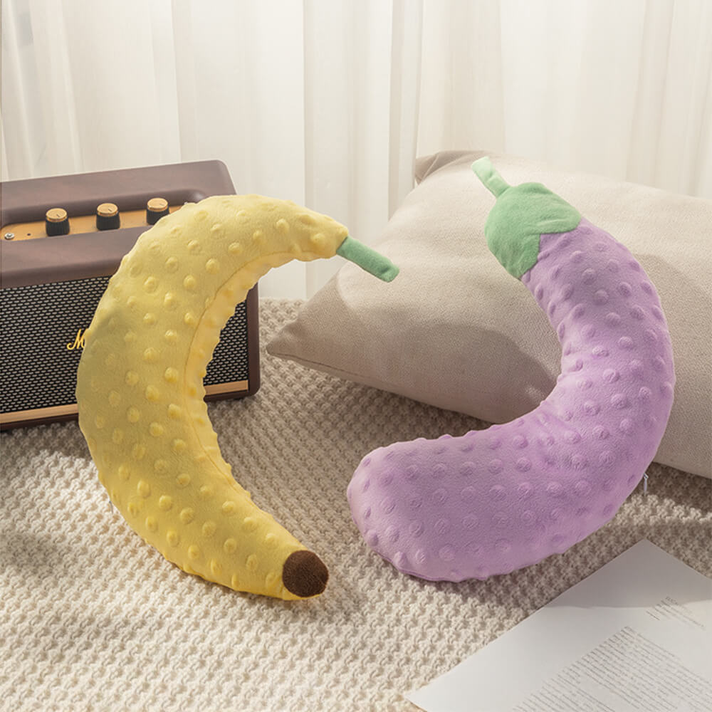 Banane Souple Coussin de Soutien pour Cou en U pour Chien et Chat