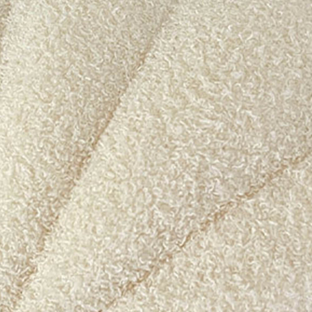 Coussin décoratif en forme de coquille en fausse laine de mouton luxueuse