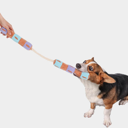 Distributeur de friandises interactif amusant, jouet sifflant pour chien
