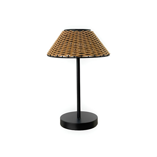 Lampadaire de table solaire GardenWoven élégant - Résistant aux intempéries & Économe en énergie