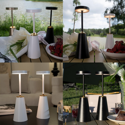 GlimmerLite | Lampe de table LED à contrôle tactile sans fil