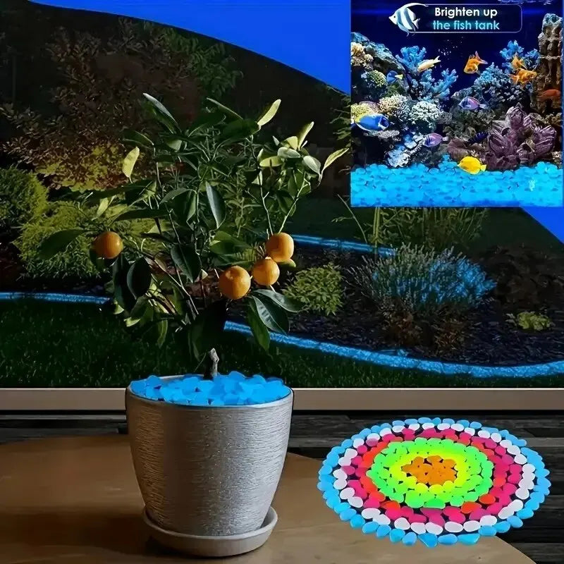 Floroux - Roches lumineuses multicolores