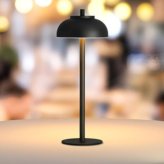 Lampe de table rechargeable élégante avec LED dimmable - Trois modes de lumière et USB