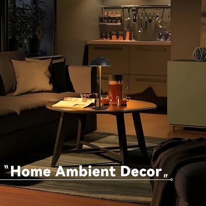 Lampe de table rechargeable élégante avec LED dimmable - Trois modes de lumière et USB