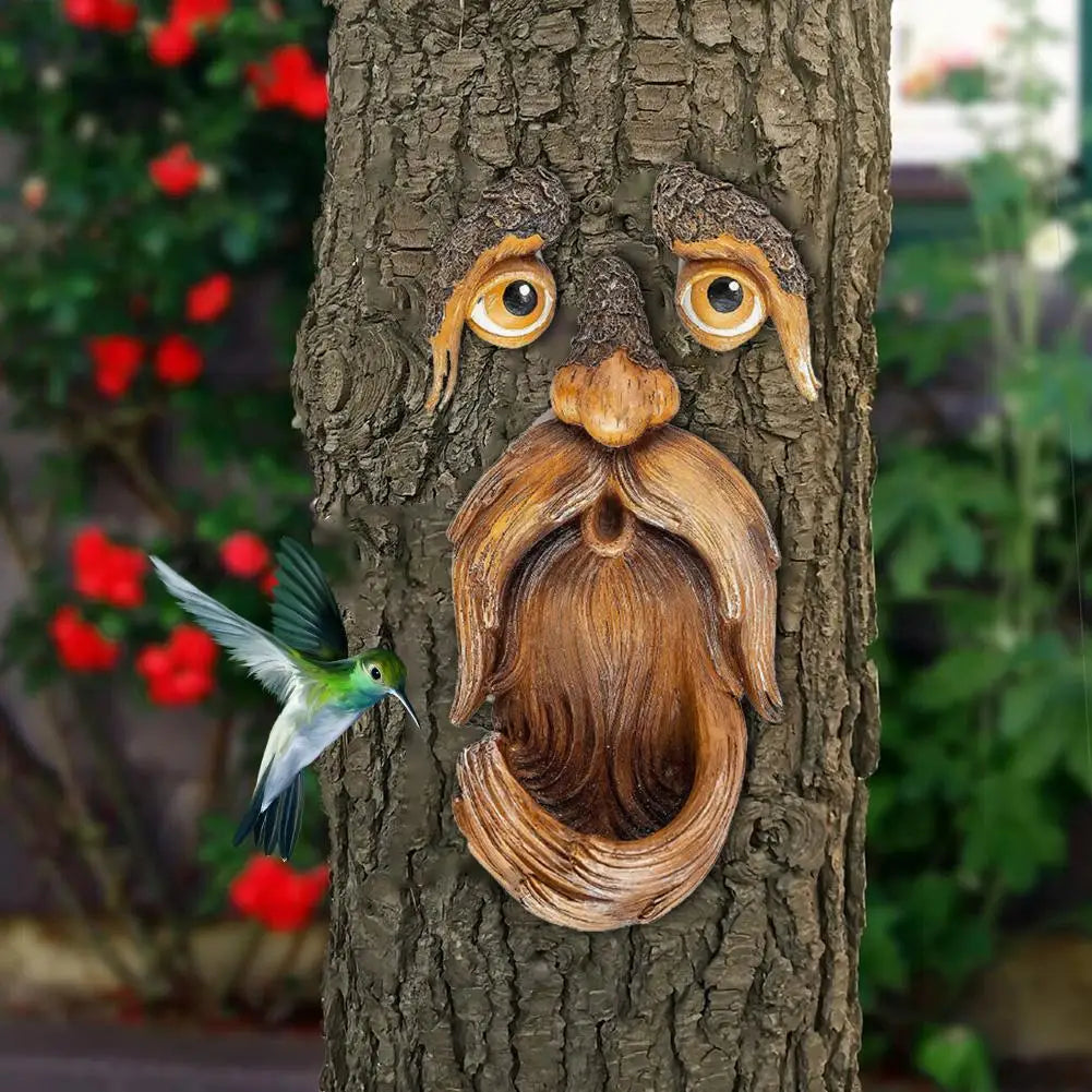 Floroux - Vieil Homme Arbre Visage