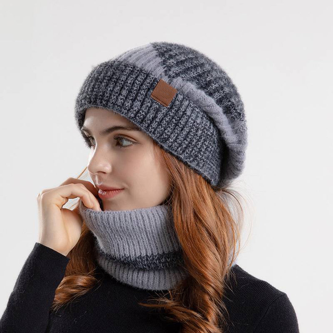 CozyWrap Set – Bonnet et Écharpe Tendance pour l'Hiver