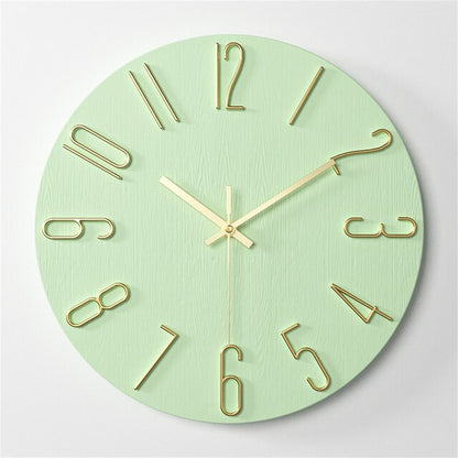GlowTech – Horloge murale en plastique moderne