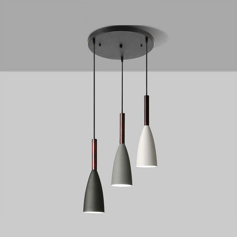 Floroux Design Hanging Lights | Set of Three Pendant Lamps | Elegant Lighting for the Home