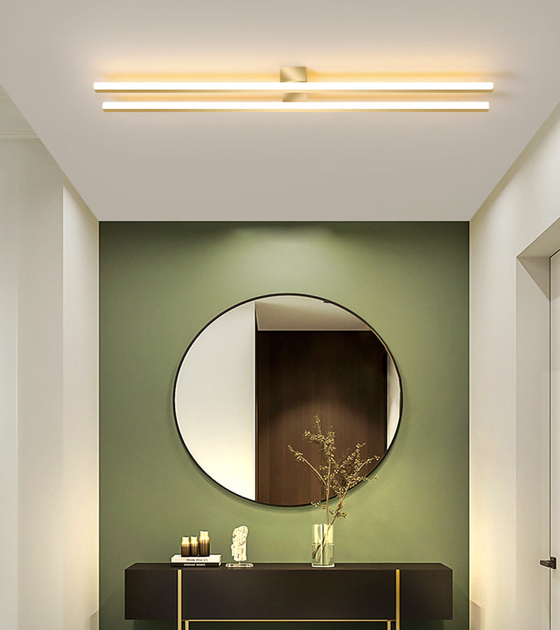 Couloir Corridor Escalier Lampe Nordique Longue Lumières LED au Plafond