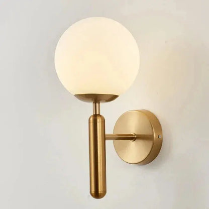GlobeLuxe - Applique Murale en Verre avec Éclairage LED