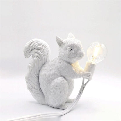 Lampe de table mignonne en écureuil designer Floroux