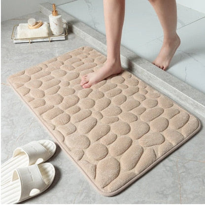 Tapis en pavés | Tapis de salle de bain antidérapant