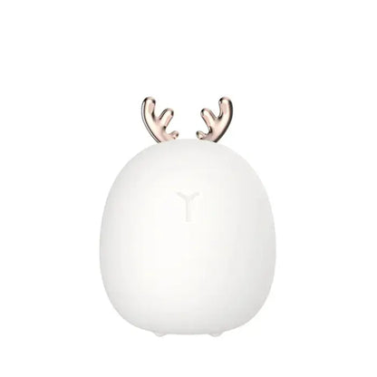 Floroux Night Lamp | Rechargeable USB LED Children's Lamp | Illuminated Animal Decoration | Rabbit & Deer