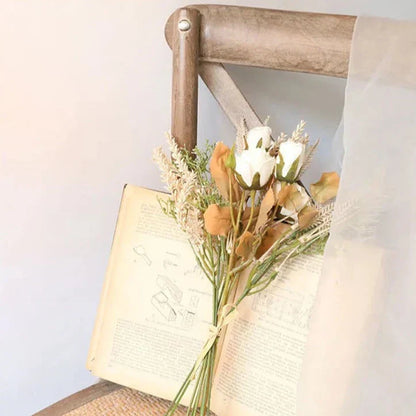 Floroux Eternal Rose Bouquet Fake | Elegant Decorative Flowers | Durable and Low Maintenance