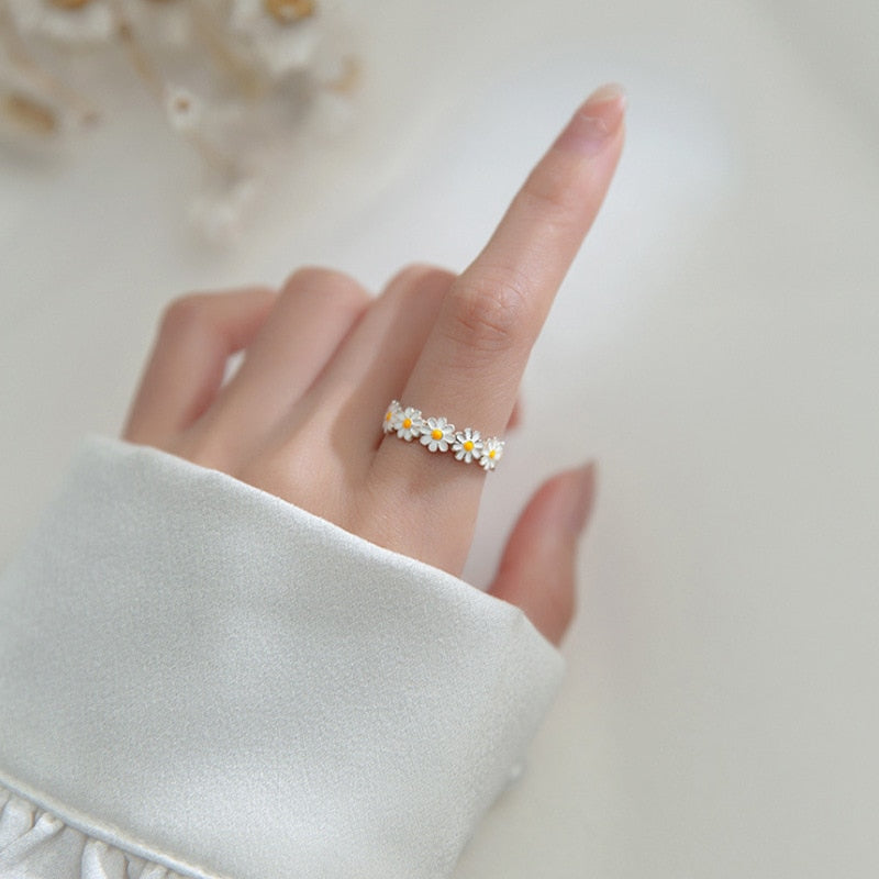 Charming & Chic Bague Fleur Marguerite