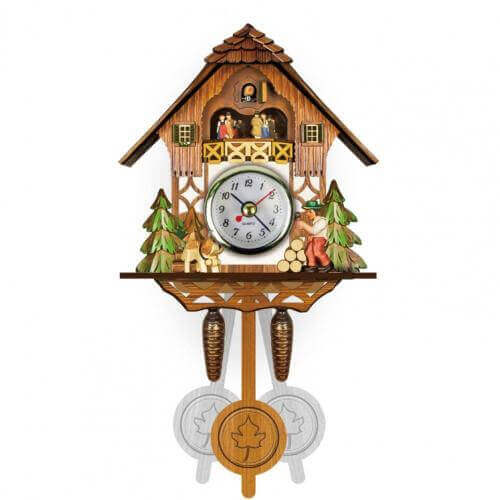 Horloge à coucou rétro - 8 styles différents