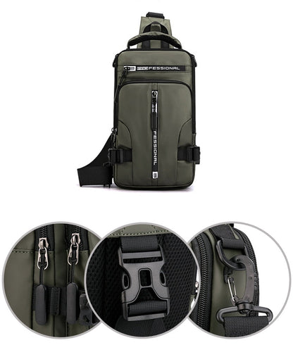 CityTrek Bag - Sac Bandoulière Oxford Étanche Élégant