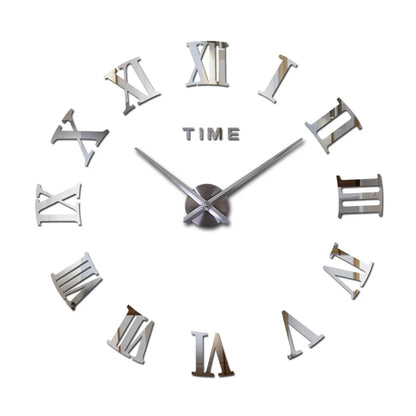 Horloge DecoVision – Horloge Murale 3D avec Effet Miroir pour Salon
