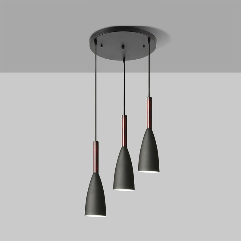 Floroux Design Hanging Lights | Set of Three Pendant Lamps | Elegant Lighting for the Home