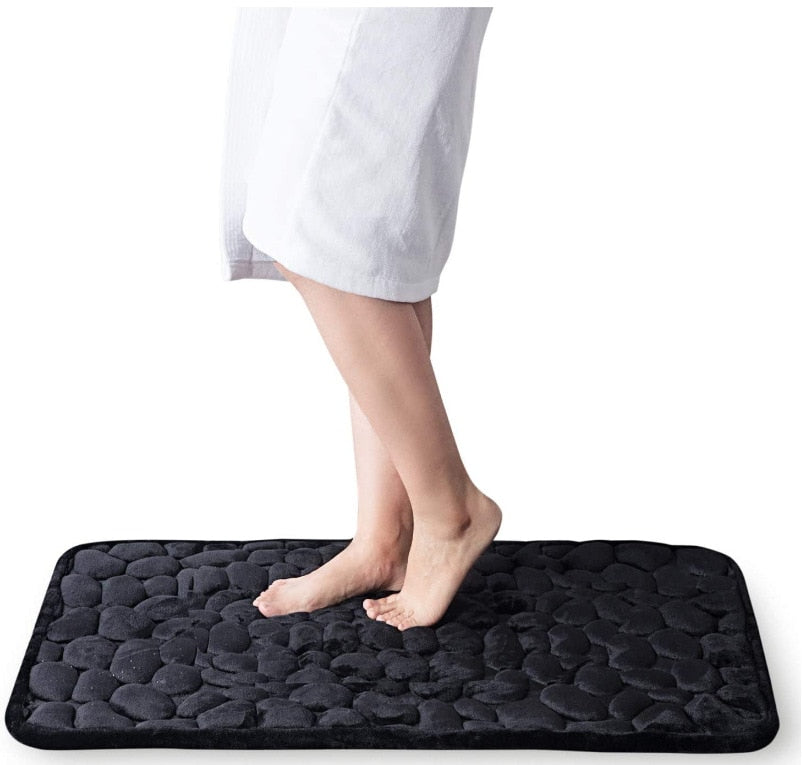 Tapis en pavés | Tapis de salle de bain antidérapant