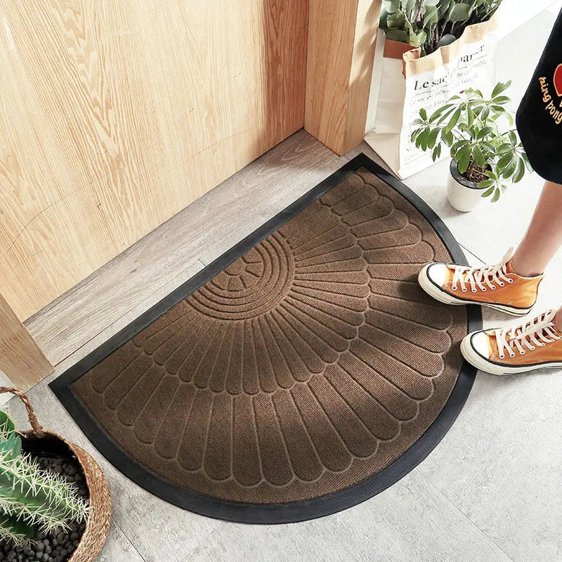 SoftNest - Tapis de bain demi-rond de luxe pour le confort