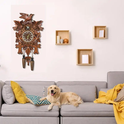 Horloge à coucou en bois Vintage Chic – Un ajout intemporel à votre intérieur