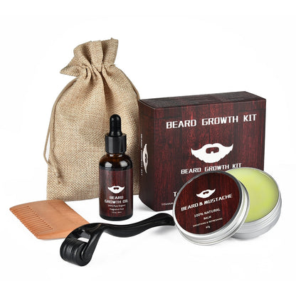 BeardBoost – Kit de Croissance de Barbe Nourrissante pour la Peau