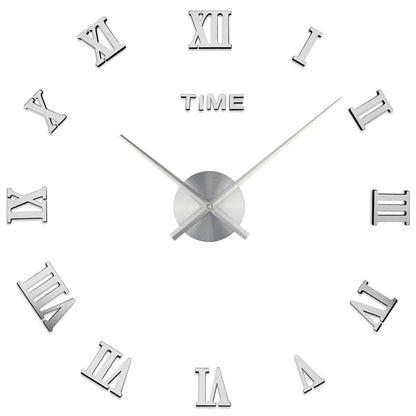 Horloge DecoVision – Horloge Murale 3D avec Effet Miroir pour Salon