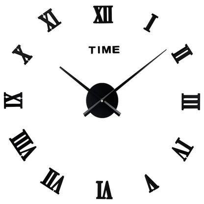 Horloge DecoVision – Horloge Murale 3D avec Effet Miroir pour Salon